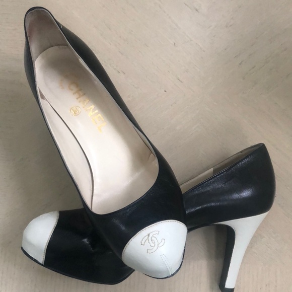 Chanel Heels Authentic / Size 36.5  -  US 6.5 - Picture 1 of 14
